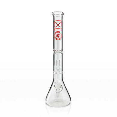 18 BIO SHOWER PERC BEAKER - RED LOGO