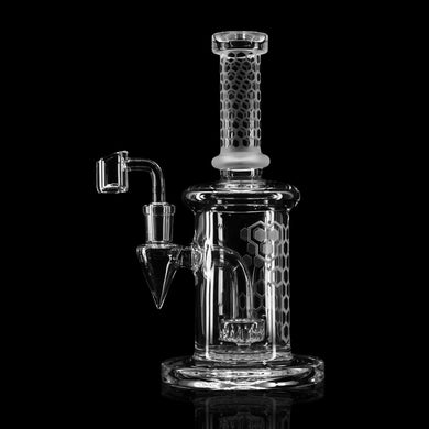 Dab Rig | Deep Etched Banger Hanger w/ Thick Base | 9