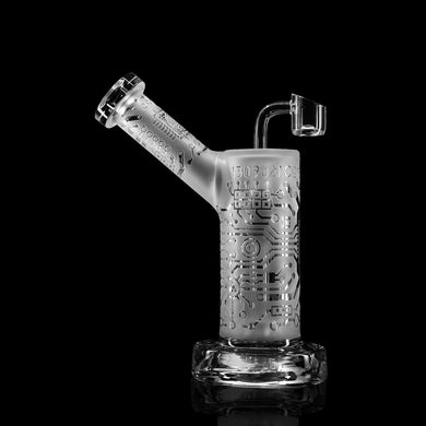 Dab Rig | Deep Etched Banger Hanger w/ Thick Base | 7