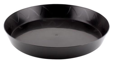 Gro Pro Heavy Duty Black Saucer w/ Tall Sides - 25 in