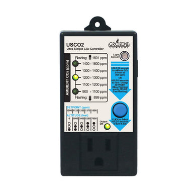 Grozone USCO2 – Ultra Simple CO2 Controller 1600PPM