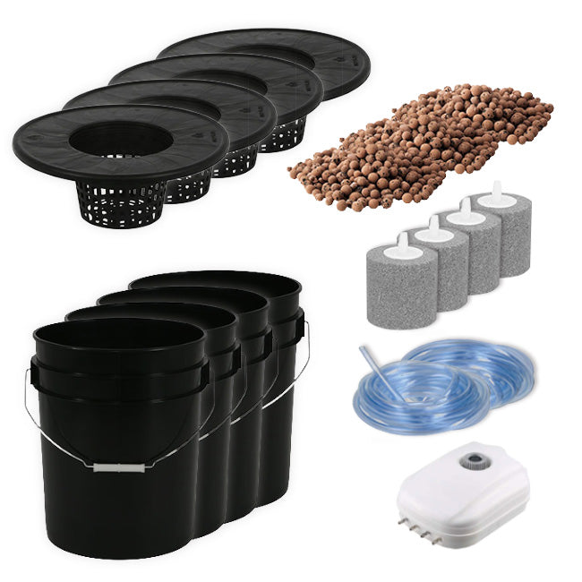 4 Plant Deep Water Culture Hydroponics Kit