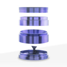 Load image into Gallery viewer, ALUMINUM 4 PIECE GRINDER | 63MM / 2.5&quot; - BLUE
