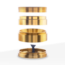 Load image into Gallery viewer, ALUMINUM 4 PIECE GRINDER | 63MM / 2.5&quot; - GOLD
