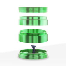 Load image into Gallery viewer, ALUMINUM 4 PIECE GRINDER | 63MM / 2.5&quot; - GREEN

