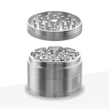 Load image into Gallery viewer, ALUMINUM 4 PIECE GRINDER | 63MM / 2.5&quot; - SILVER
