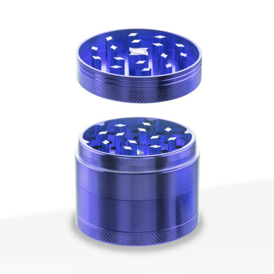 4PC ALUMINUM GRINDER 50MM 2 - BLUE