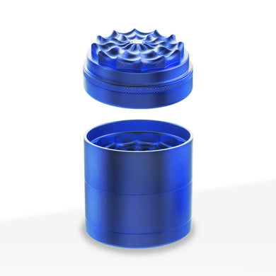ALUMINUM TOOTHLESS GRINDER | 63MM - BLUE