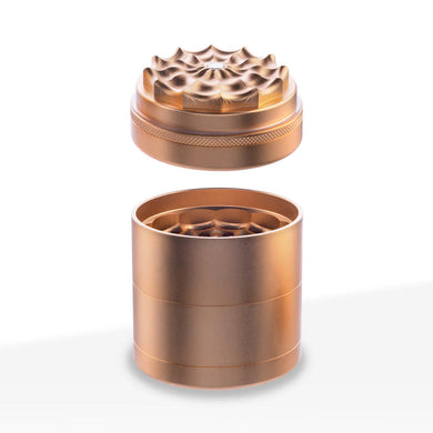 ALUMINUM TOOTHLESS GRINDER | 63MM - GOLD