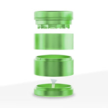 Load image into Gallery viewer, ALUMINUM TOOTHLESS GRINDER | 63MM - GREEN
