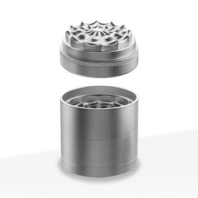 ALUMINUM TOOTHLESS GRINDER | 63MM - SILVER