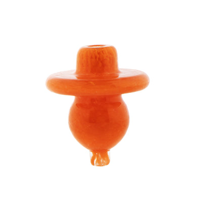 Carb Cap | Glass Directional Bubble Carb Cap | Orange