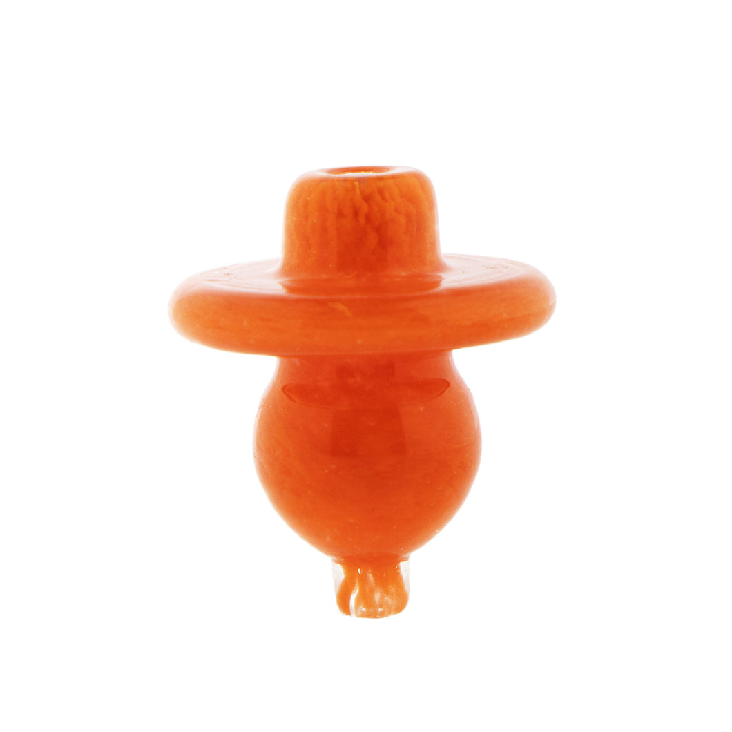 Carb Cap | Glass Directional Bubble Carb Cap | Orange