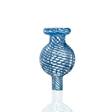 Carb Cap | Spiral Swirl Glass Bubble | Various Colors