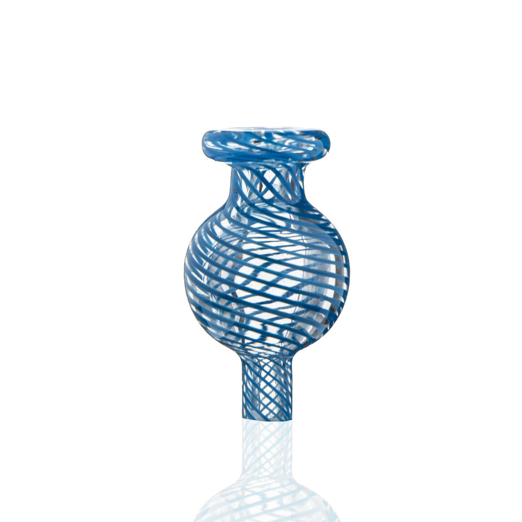 Carb Cap | Spiral Swirl Glass Bubble | Various Colors