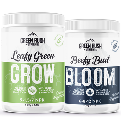 Veg To Harvest Pack: Leafy Green Grow & Beefy Bud Bloom Combo