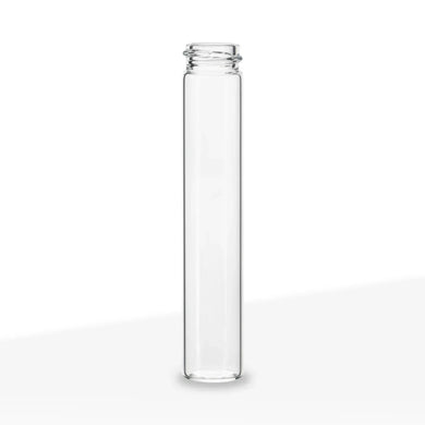 Glass Pre-Roll Tubes 20MM/110MM with Plastic White PP Cap- 240 CT KIT