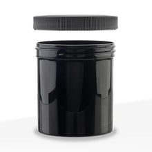 Load image into Gallery viewer, 16OZ PLASTIC JAR BLACK WITH 89MM BLACK CAP - 205 CT - KIT
