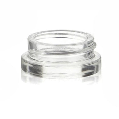 7ML CC GLASS THICK BOTTOM 38MM WITH WHITE CAPS KIT - 96 CT