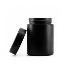 Load image into Gallery viewer, 4OZ MATTE BLACK GLASS JAR + CR CAP - 100 CT
