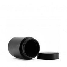 Load image into Gallery viewer, 4OZ MATTE BLACK GLASS JAR + CR CAP - 100 CT
