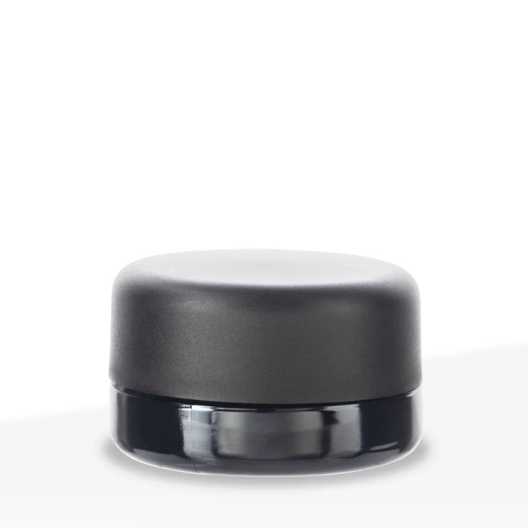 7ML CC G.BLACK THICK ROUND BASE + BK CRC - 160 CT