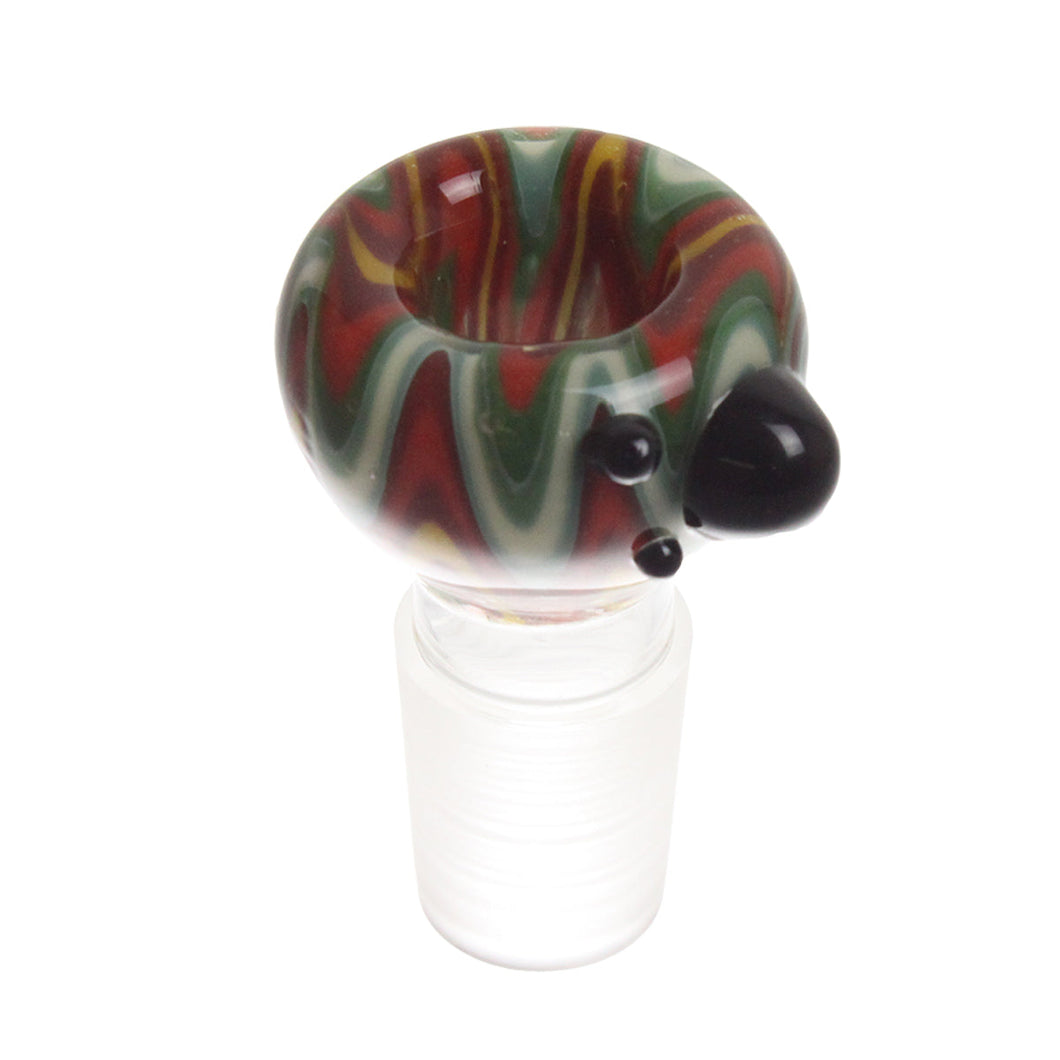 Bowl | Reversal Bowl w/ Marbles | 19mm - Rasta