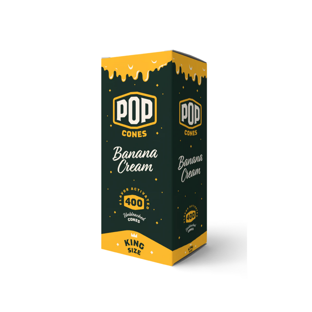 POP CONES BANANA CREAM KING SIZE - 400 CT