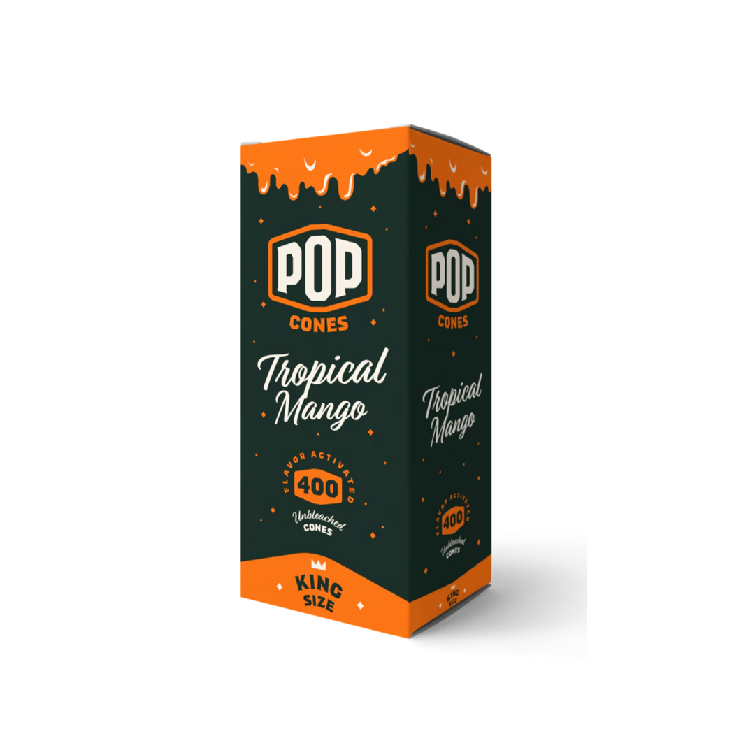 POP CONES TROPICAL MANGO KING SIZE - 400 CT