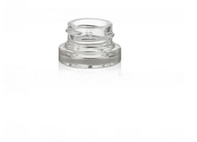 Load image into Gallery viewer, 5ML CC GLASS THICK BOTTOM with SMOOTH CR Matte Black CAP - Kit
