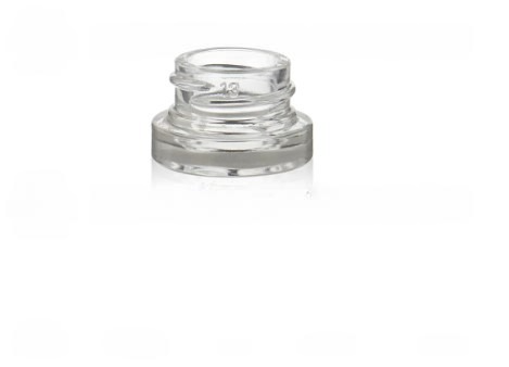 5ML CC GLASS THICK BOTTOM with SMOOTH CR Matte Black CAP - Kit