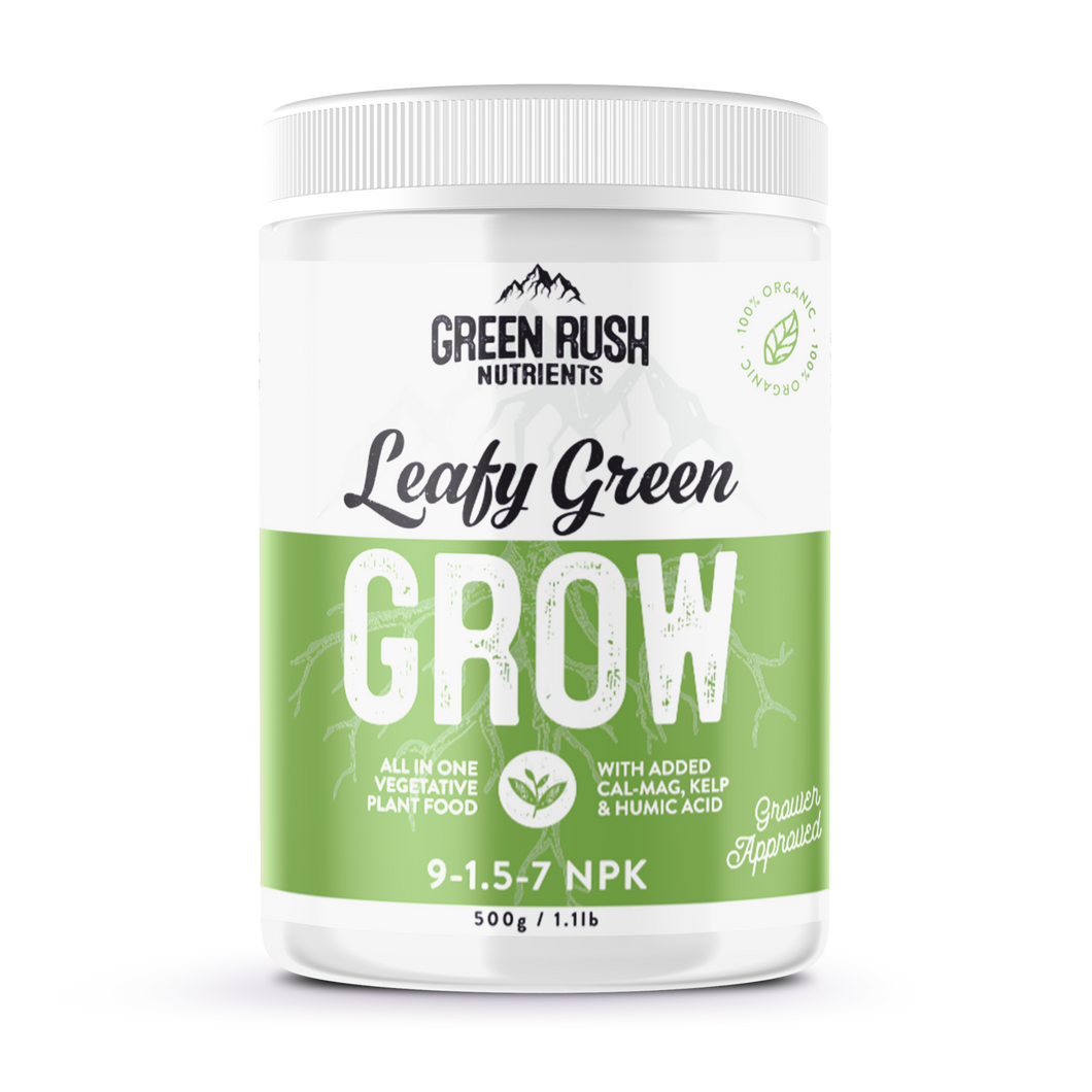 Leafy Green Grow Vegetative Stage Plant Nutrients