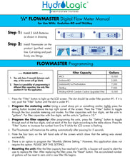 Load image into Gallery viewer, Hydrologic TALLBoy® or Evolution-RO™ Flow Master Monitor 3/8&quot; QC
