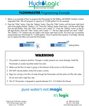 Load image into Gallery viewer, Hydrologic TALLBoy® or Evolution-RO™ Flow Master Monitor 3/8&quot; QC

