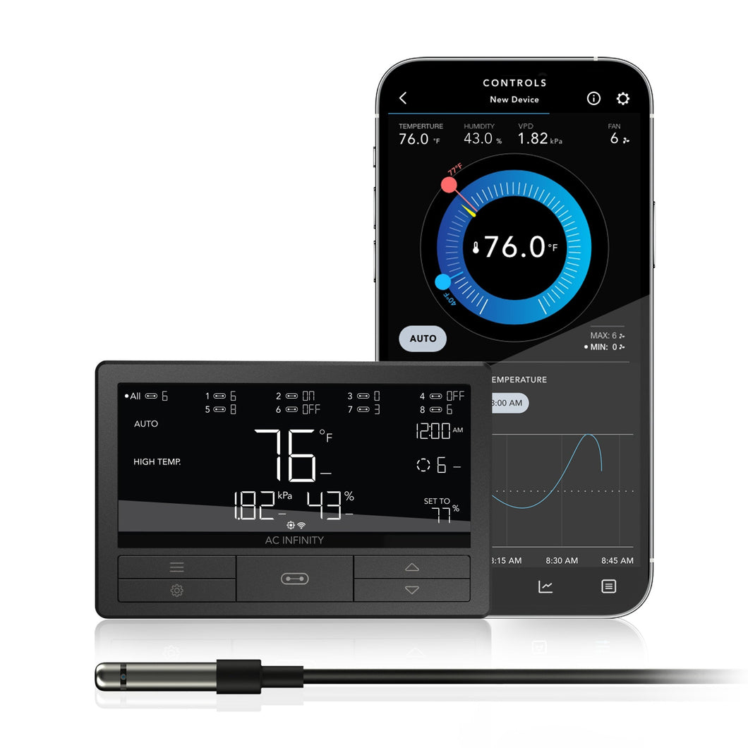 AC Infinity Controller 69 Pro+ 8 Devices, Bluetooth & WIFI