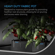 Load image into Gallery viewer, AC Infinity Heavy Duty Fabric Pots 7 gallon - 5 pack
