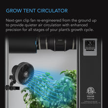 Load image into Gallery viewer, AC Infinity Cloudray A9 Grow Tent Clip Fan 9”
