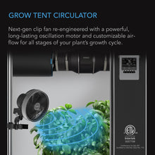 Load image into Gallery viewer, AC Infinity Cloudray S6 Clip Fan with Auto Oscillation - 2 Pack
