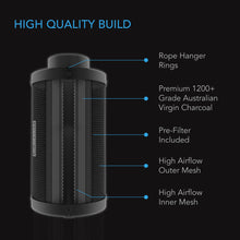Load image into Gallery viewer, AC Infinity Duct Carbon Filter XL - 4 inch
