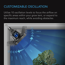 Load image into Gallery viewer, AC Infinity Cloudray S9 Clip Fan with Auto Oscillation

