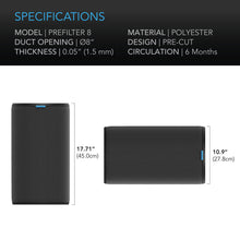 Load image into Gallery viewer, AC Infinity Pre-Filter Cloth for Carbon Filter - 2 pack
