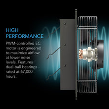 Load image into Gallery viewer, AC Infinity Airlift T10 Shutter Exhaust Ventilation Fan 10&quot;
