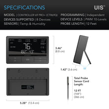 Load image into Gallery viewer, AC Infinity Controller 69 Pro+ 8 Devices, Bluetooth &amp; WIFI
