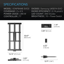 Load image into Gallery viewer, AC Infinity IONFRAME EVO3 280W
