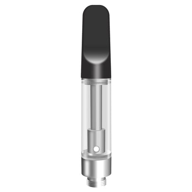 Vape Cartridge | Ceramic Coil w/ Black Ceramic Mouth Tip | 1mL - 100 Count