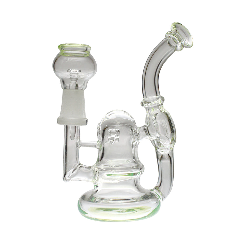 Dab Rig | Mini Slyme Recycler w/ Dome And Nail | 4.5