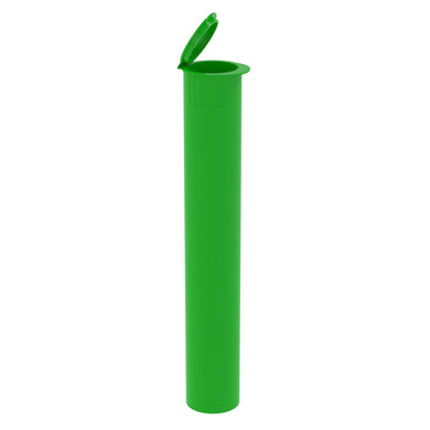 Child Resistant | Pop Top Pre-Roll Plastic Tubes | 116mm - Opaque Green - 1000 Count