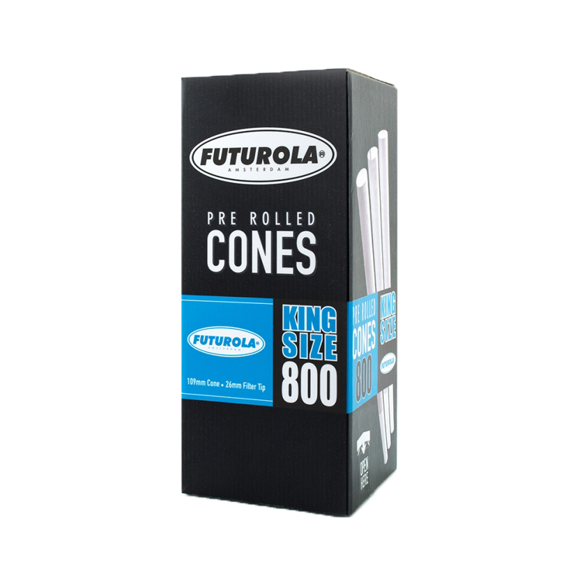Futurola King Size Pre-Rolled Cones - 800 Pack