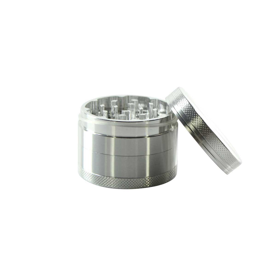 Grinder | Metal Grinder | 4 Piece - 57mm - Silver