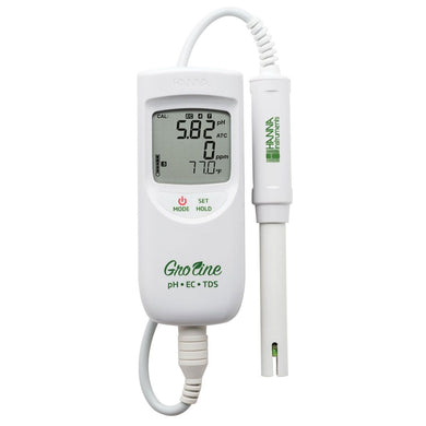 Hanna GroLine pH/EC/TDS/Temp Meter - HI9814